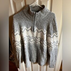 XL Express Quarter Zip Sweater